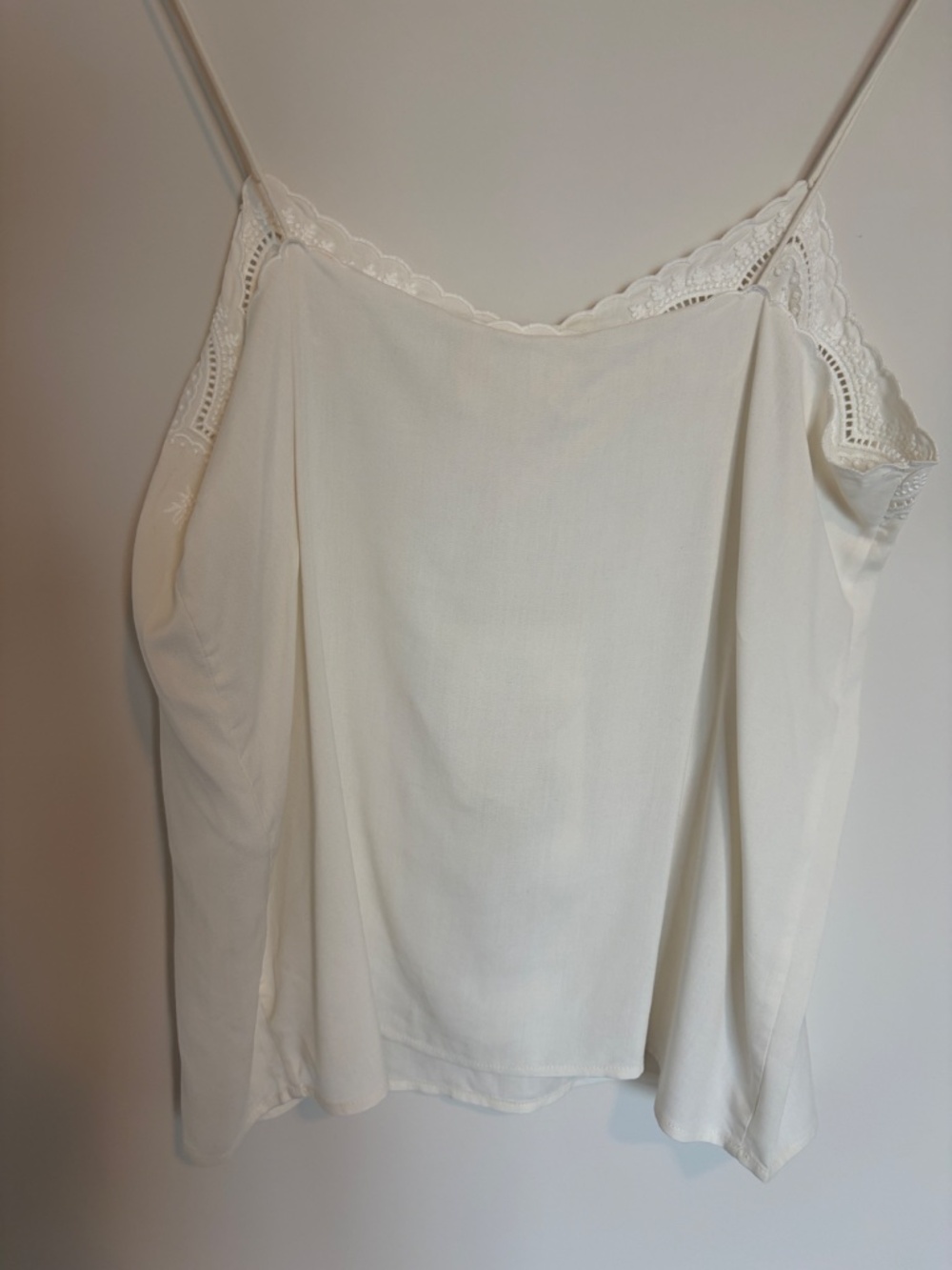 Sezane Palma Top Silk in White Size 2 - Picture 5 of 7